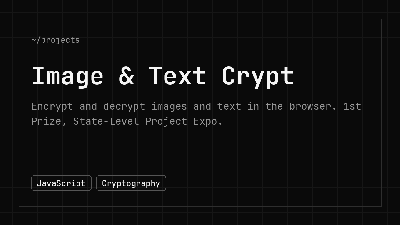 Image & Text Crypt preview