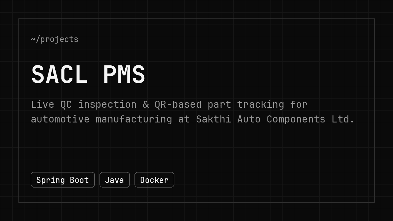 SACL PMS preview